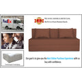 3 Seater Sofa Cum Bed Easy Alyn 5x6 (Brown)