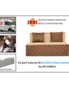 Adorn India Easy Three Seater Sofa Cum Bed 4' x 6' (Brown & Beige)