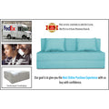 3 Seater Sofa Cum Bed Easy Alyn 6x6 (Aqua Blue)
