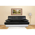 Alexa 3 Seater Sofa cumbed (Black & White)