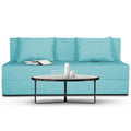 3 Seater Sofa Cum Bed Easy Alyn 5x6 (Aqua Blue)