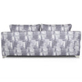 Adorn India Alanza 3 Seater Sofa Digitel Print (Grey)