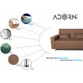 Flora Sofa Cum bed (Camel)