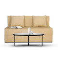 Adorn India Easy 2 Seater Sofa Cum Bed Alyn 4'x 6' (Beige) (1 Year Warranty)