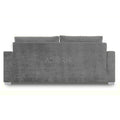 Adorn India Straight line 3 Seater Sofa (New Grey)
