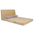 3 Seater Sofa Cum Bed Easy Highback Floral 5x6 (Beige)