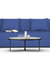 Adorn India Easy Three Seater Sofa Cum Bed Alyn 5'x 6' (Dark Blue)