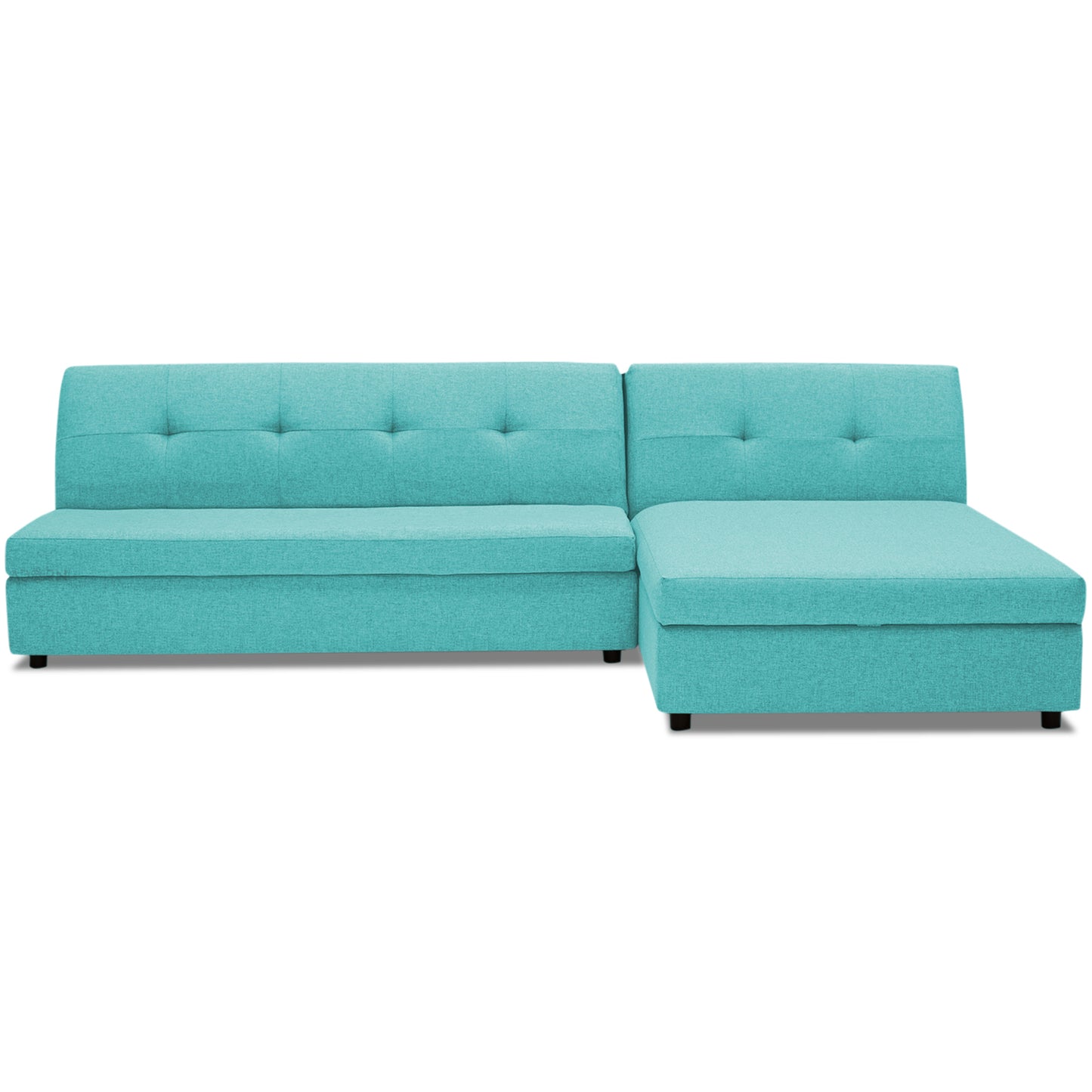 Adorn India Atlas Modular Sofa Set (Aqua Blue)