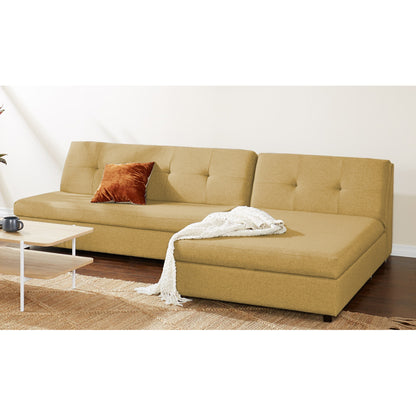 Adorn India Atlas Modular Sofa Set (Beige)