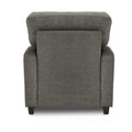 Adorn India foam Astor 3+1+1 5 Seater Sofa Set (Grey)