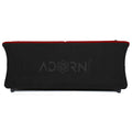 Adorn India Acura 3 Seater Sofa(Maroon & Black)