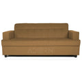 Adorn India Aleena 3 Seater Sofa(Camel)