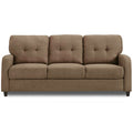 Adorn India Astor 3+1+1 5 Seater Sofa Set (Camel) (3 Year Warranty)