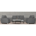 Adorn India Alexia 3+1+1 Sofa Set(Grey)