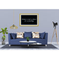 Adorn India Alica 3 Seater Sofa (Blue), Wood, Foam