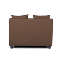 New Straight Line Modular 5 Seater Sofa Set (Brown)