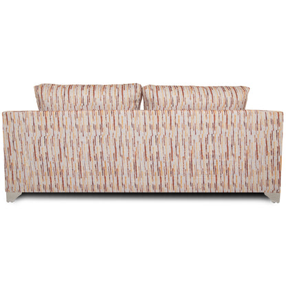 Adorn India Lancia 3 Seater Sofa Digitel Print (Beige)