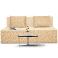 3 Seater Sofa Cum Bed Easy Poly Cotton (Beige) 5x6