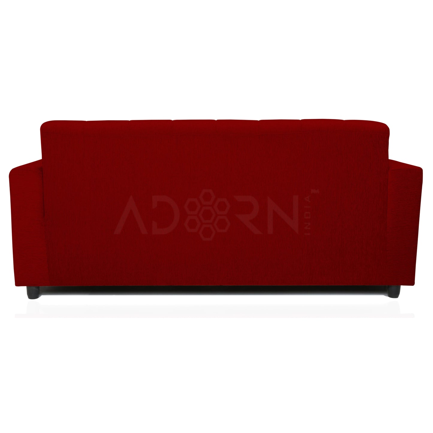 Adorn India Aleena 3 Seater Sofa(Maroon)