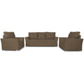 Adorn India Alexia 3+1+1 Sofa Set(Camel)