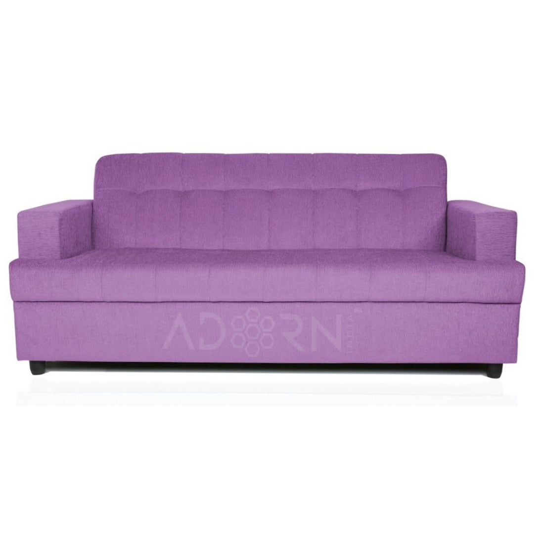 Adorn India Aleena 3 Seater Sofa(Light Purple)