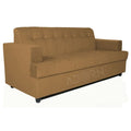Adorn India Aleena 3 Seater Sofa(Camel)