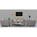 Adorn India Alita 3-1-1 Compact 5 Seater Sofa Set (Light Grey)