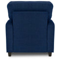 Adorn India Astor 3+1+1 5 Seater Sofa Set (Blue) (3 Year Warranty)