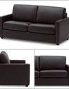 Adorn India Exclusive Flavio Leaterette 3+2 Sofa Set (Brown)