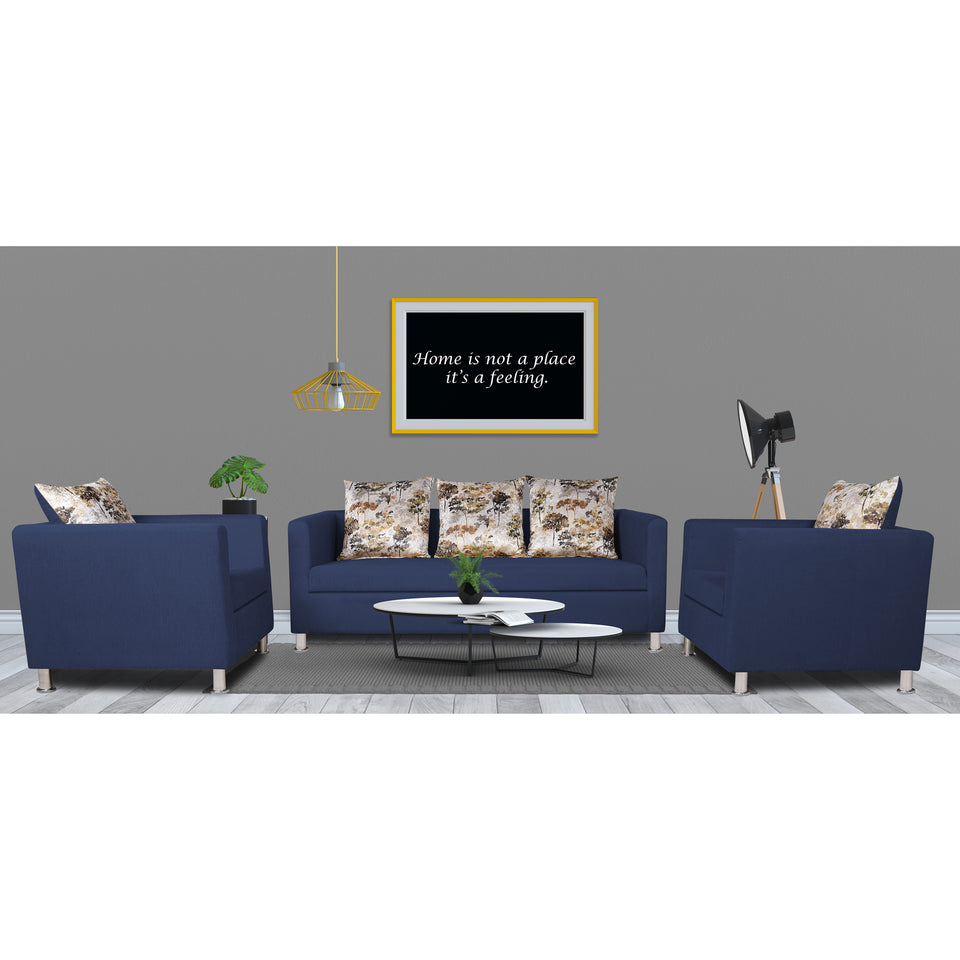 Alita 3-1-1 Compact 5 Seater Sofa Set (Blue)