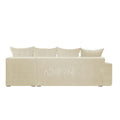 Comfort Line L Shape 6 Seater Corner Sofa Cum Bed RHS (Beige)
