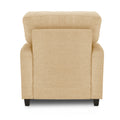 Adorn India Astor 3+1+1 5 Seater Sofa Set (Beige) (3 Year Warranty)
