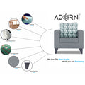 Straight line Plus Bricks 1 Seater Sofa (Grey)