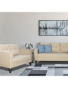 Adorn India Darcy 3-2 Five Seater Sofa Set (Beige)