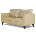 Adorn India Tornado Bricks 3 Seater Sofa (Beige)