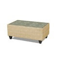 Adorn India Cortina Damask (3 Years Warranty) 3+2 5 Seater Sofa Set with Centre Table (Beige)